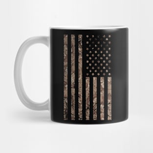 Desert Camo American Flag Military, Tactical Camouflage USA Mug